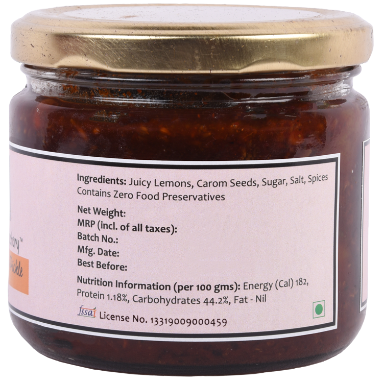 Ajwain Lemon Pickle