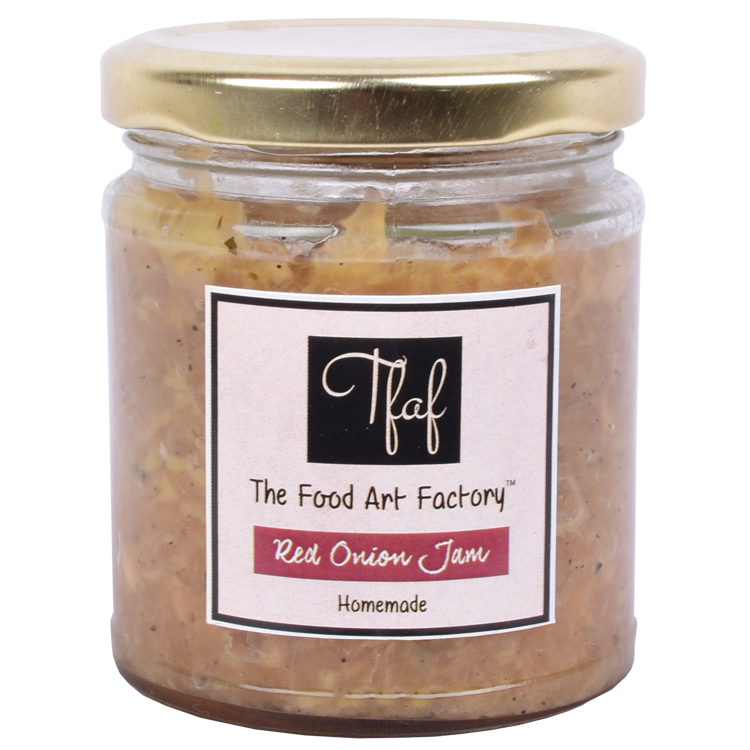 The Food Art Factory Burger Bundle with Caramalised Onion Jam, Red Chilli Jam, Pickled Cucumber & Pickled Green Jalapenos