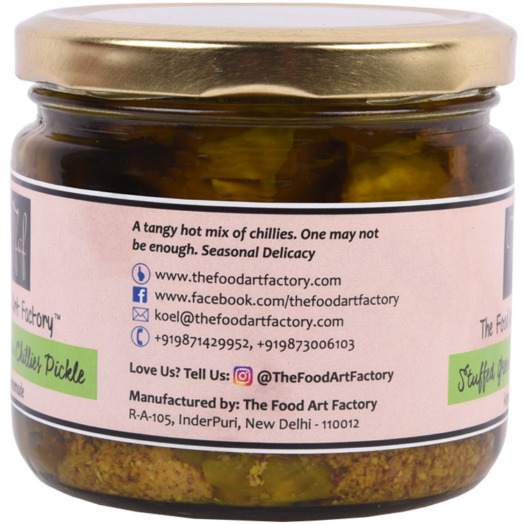Stuffed Green Chillies Pickle