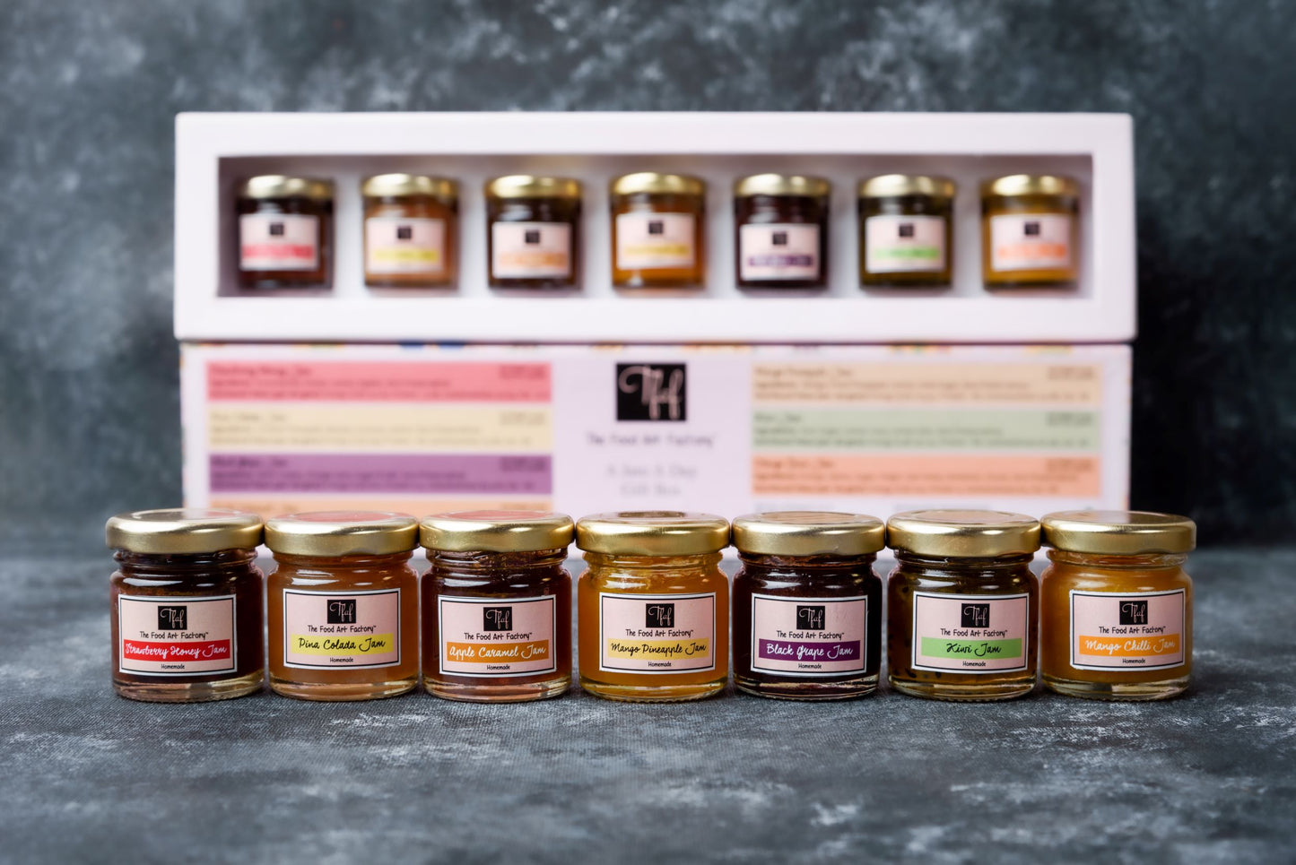 A Jam A Day Mini Jam Mix Gift Box – thefoodartfactory
