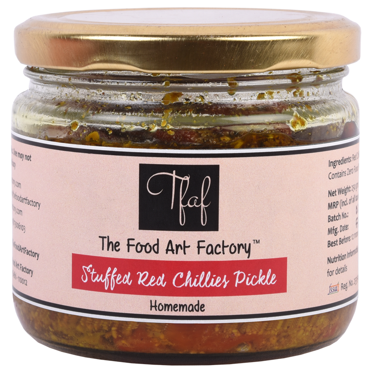 Stuffed Red Chillies Pickle